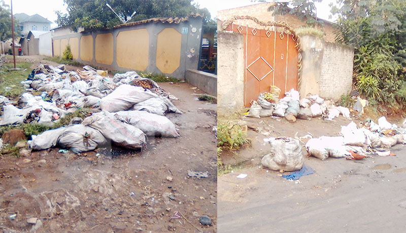 Des immondices jonchent la 4ème Avenue Mutakura.