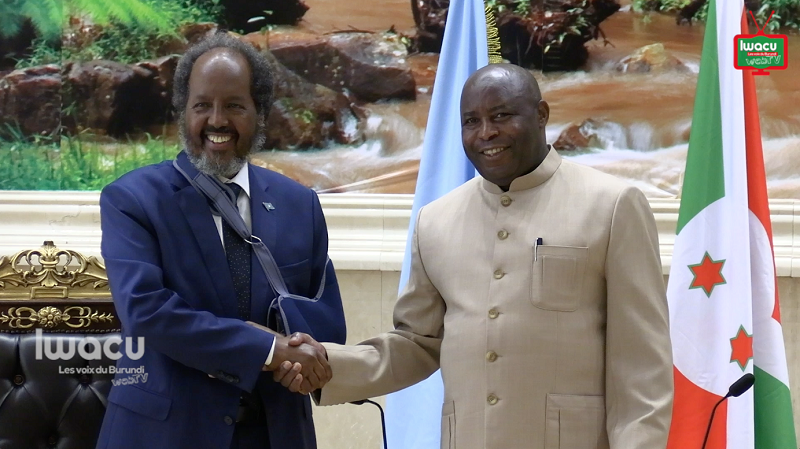 Le président Somalien en visite au Burundi