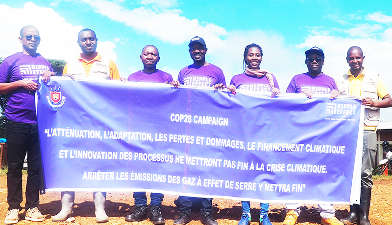 COP28 : l’organisation RIPPLE EFFECT engagée dans l’adaptation et l’atténuation des effets du changement climatique
