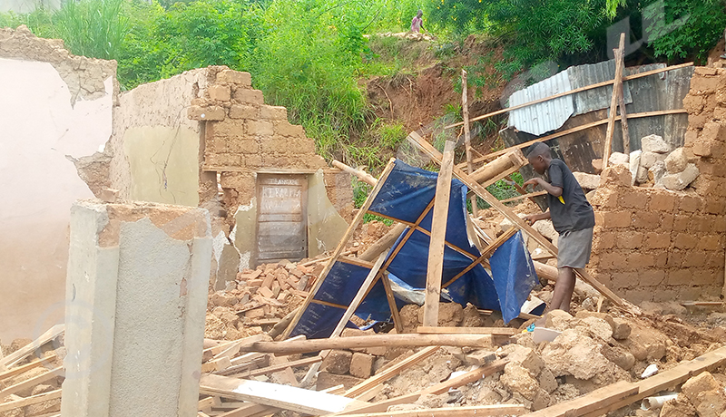 Mugoboka II/Glissements de terrain : plus de 90 maisons déjà effondrées, la population crie à l’aide