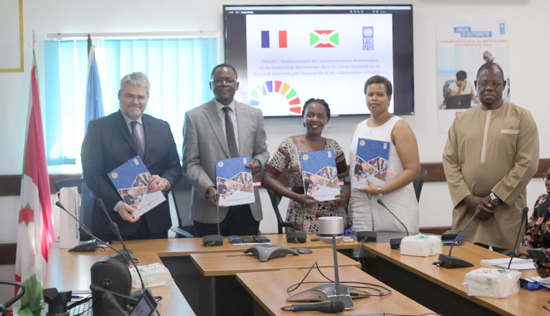 Autonomisation économique et leadership des femmes en zones frontalières : Le Burundi seul pays africain à bénéficier d’un appui franco-onusien