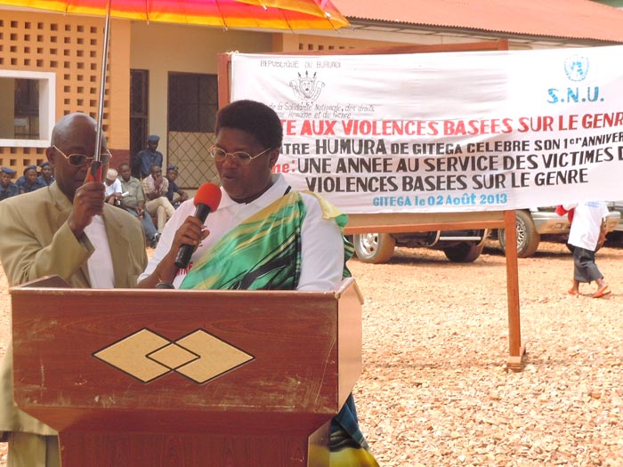Dr Sylvie Nzeyimana, directrice du centre Humura  ©Iwacu