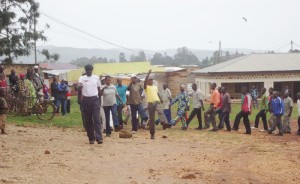 Les Imbonerakure lors de la journée du combattant du Cndd-­Fdd ©Iwacu